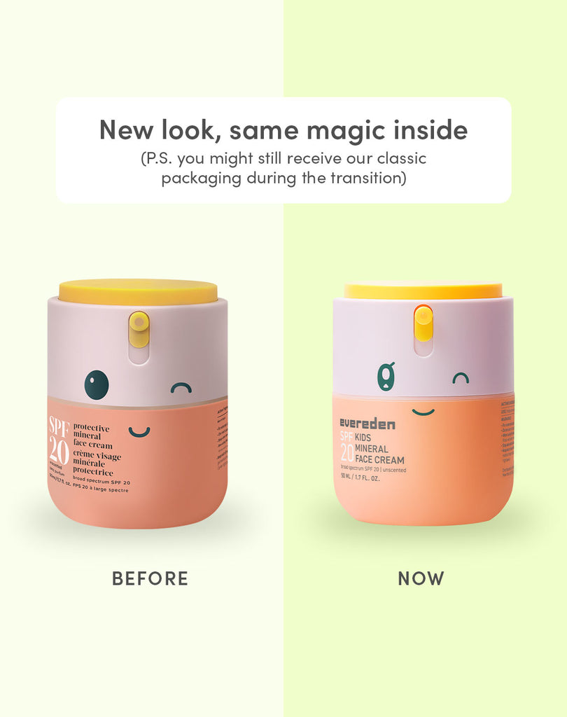 Evereden | Kids Protective Mineral Face Cream SPF20 | Clean Skincare