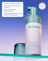 Banishes excess oil and dirt
Enriched with skin-loving vitamins
Encourages healthy hygiene habits
Same supercharged formula, without the fragrance!