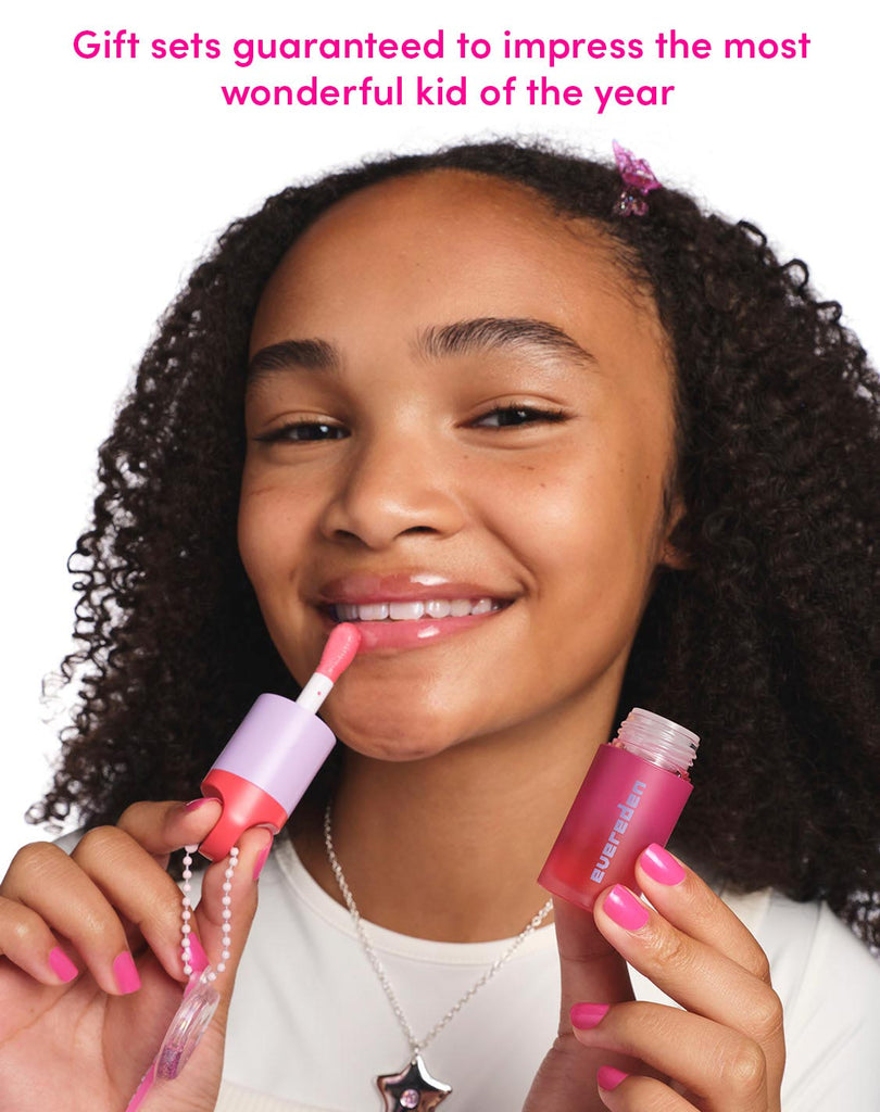 Kids Tinted Lip Oil | Safe Kids Makeup For Play | Evereden