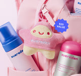 Limited-edition backpack plushie charm with orders $69+. A $25 value.