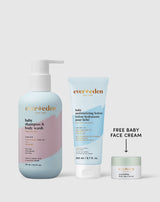 Baby Bath Time Duo bottle / packaging