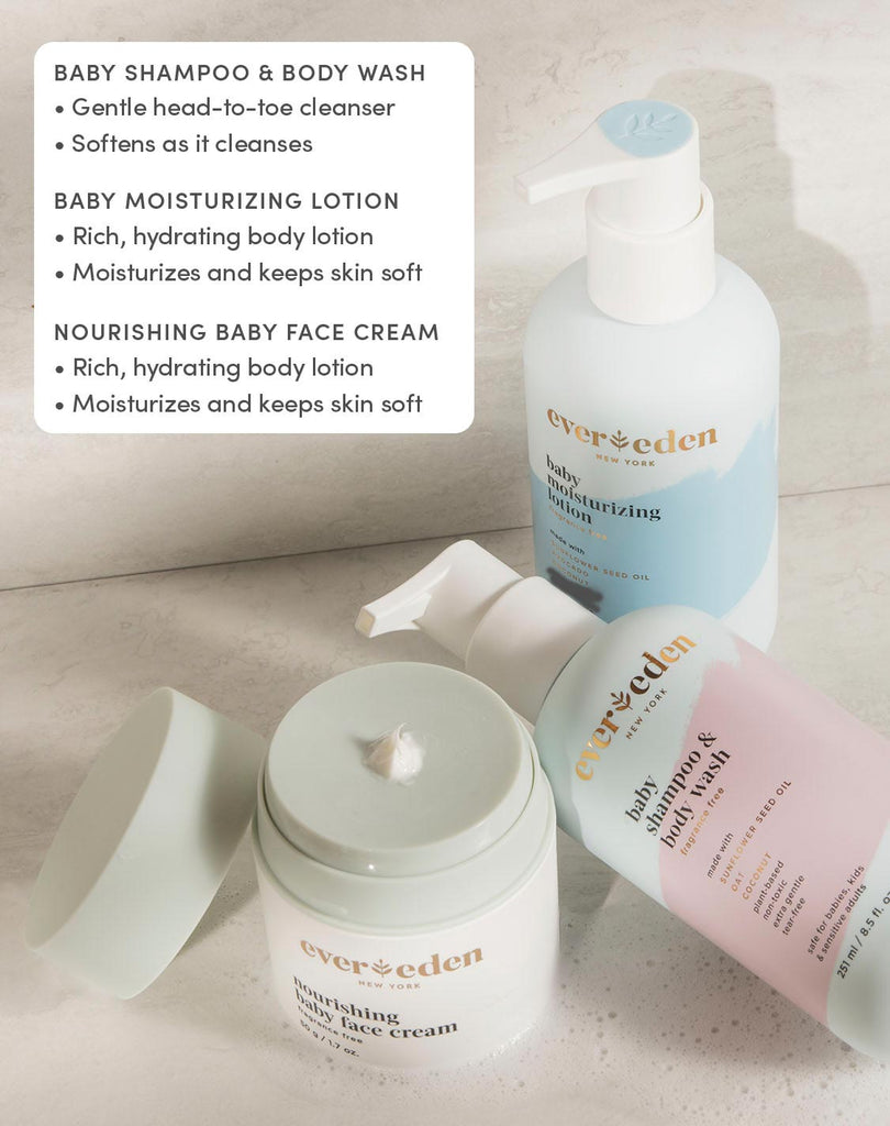 Baby Shower Set | Evereden | Baby Skin Care Set