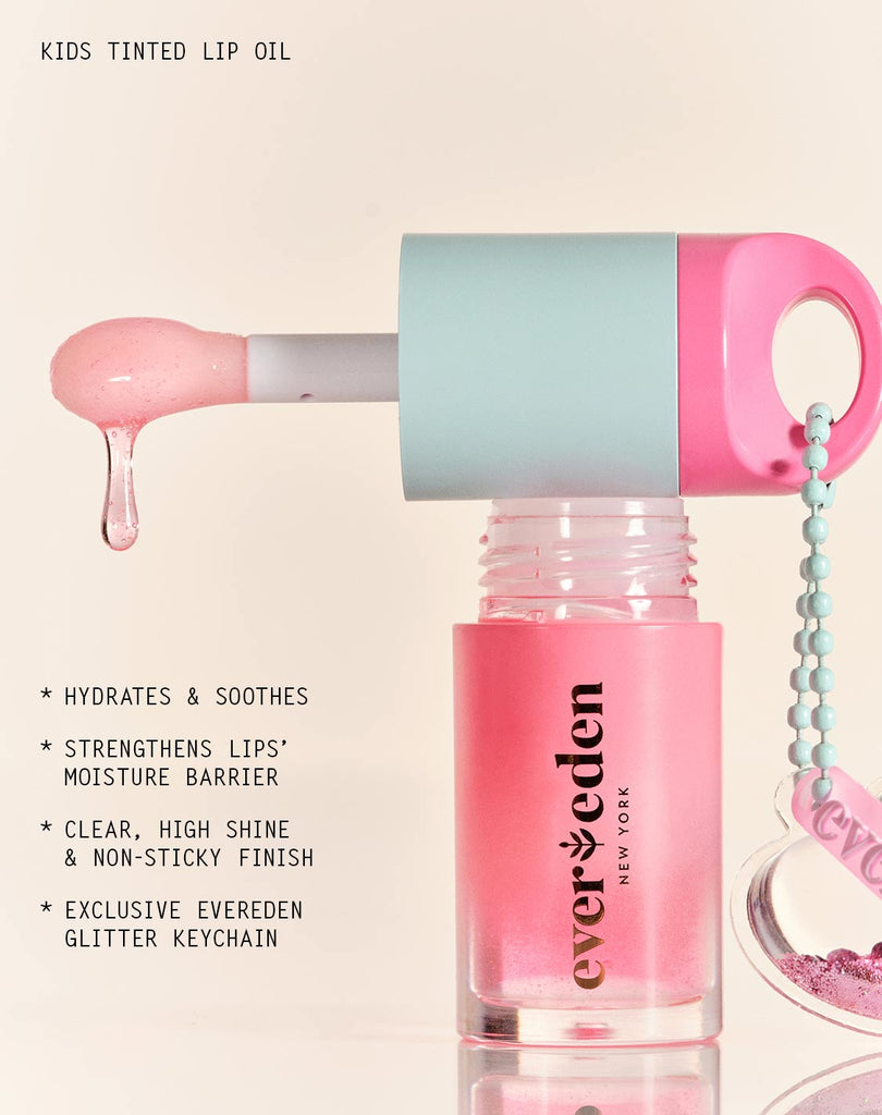 light pink lip oil
