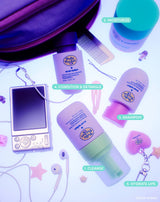 The five-step routine: 1. Cleanse with Kids Multi-Vitamin Face Wash, 2. Moisturize with Kids Multi-Vitamin Face Cream, 3. Shampoo, 4. Condition and detangle, 5. Hydrate lips with the lip balm.