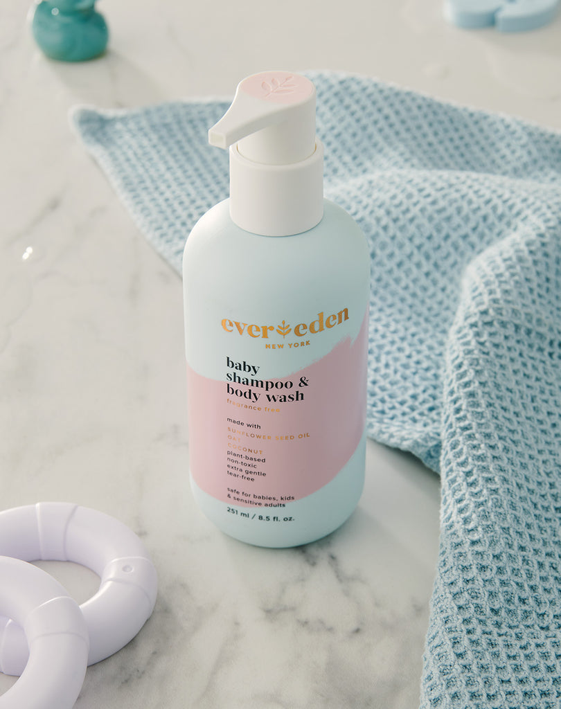 Organic Baby Shampoo and Body Wash, Evereden
