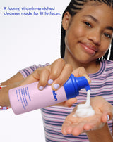 A foamy, vitamin-enriched cleanser made for little faces 