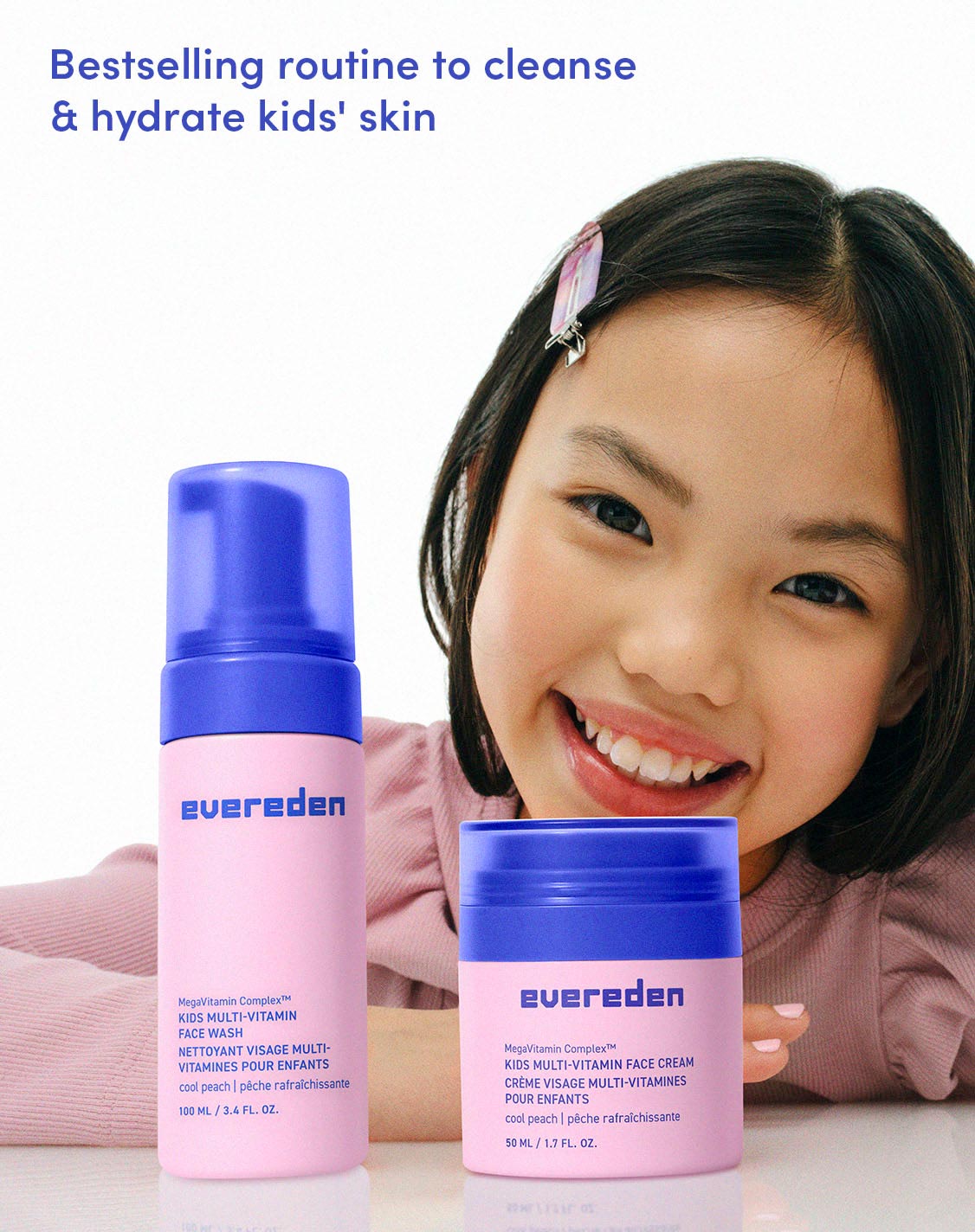 Bestselling routine to cleanse & hydrate kids' skin