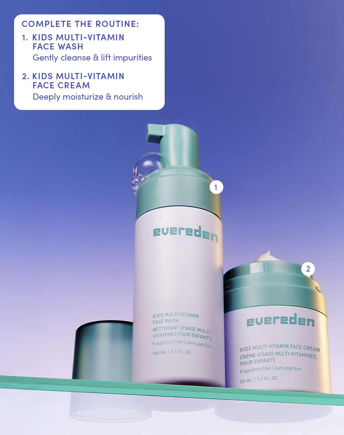 Kids Multi-Vitamin Face Wash Fragrance Free