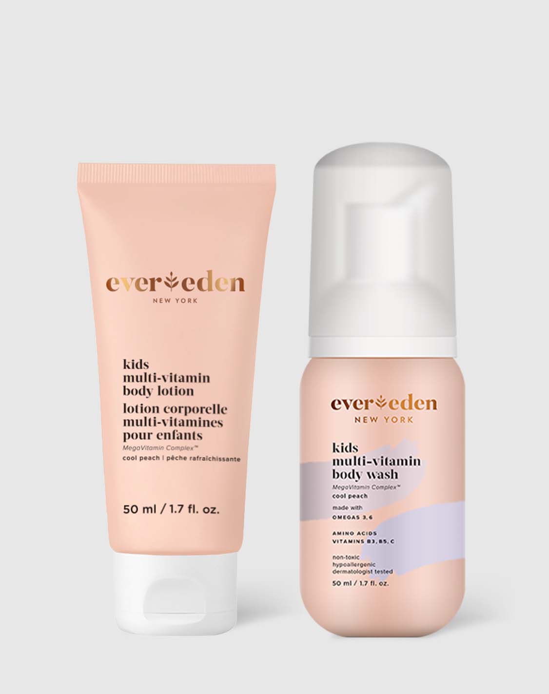 Kids Shower Duo Peach Travel Size featured image