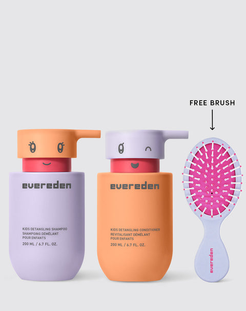 Evereden Kids Happy Hair Duo bottles