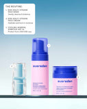 The routine:
1. Kids multi-vitamin face wash
Gently cleanse & balance
2. Kids multi-vitamin face cream
Hydrate and lock in moisture
3. Cooling mineral sunstick spf 30
Protect from UVA/UVB rays