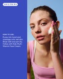 Am & Pm
How to use:
Pump into hand and massage onto wet skin. Rinse well and pat dry. Follow with Kids Multi-Vitamin Face Cream