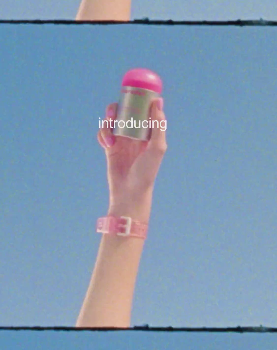 Promotional video for Evereden Kids Multi-Vitamin Deodorant. Children and teens run, play, and stretch outdoors in soft pink and white activewear, then apply the deodorant stick, which comes in pink and green variants. On-screen text reads 